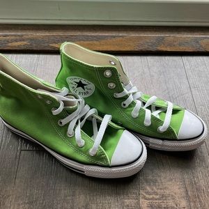 Green Hightop Converse